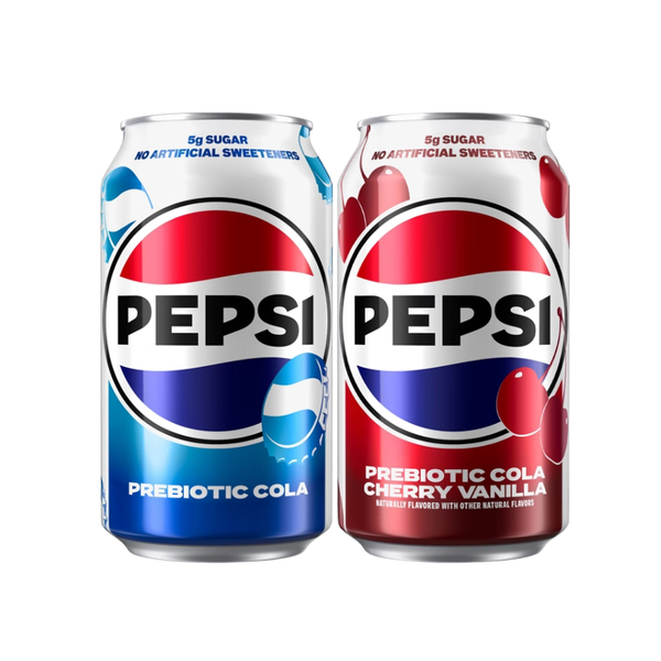 Pepsi Prebiotic Cola, Variety, 12 fl oz, 18 ct