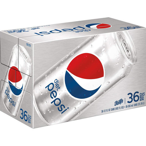Diet Pepsi, 12 fl oz, 36 ct
