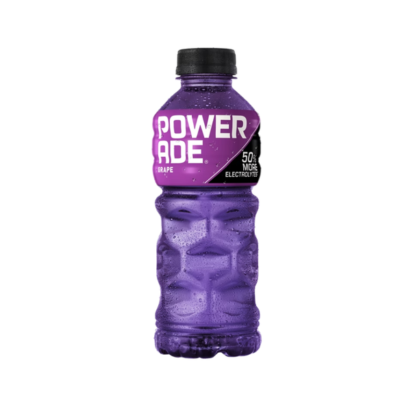 POWERADE Sports Drink, Grape, 20 fl oz, 24 ct