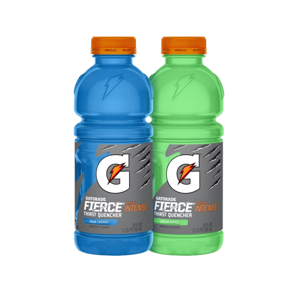 Gatorade Fierce Thirst Quencher, Variety Pack, 20 fl oz, 24 ct