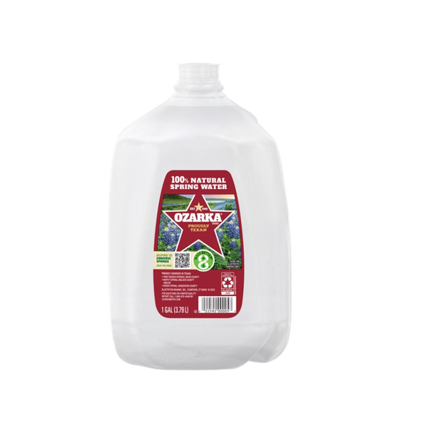 Ozarka Natural Spring Water, 1 Gallon, 6 ct