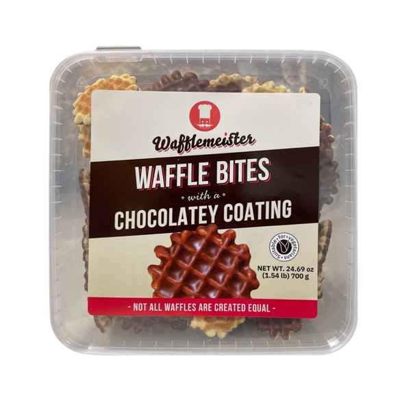 Wafflemeister Chocolate Waffle Bites, 24.69 oz