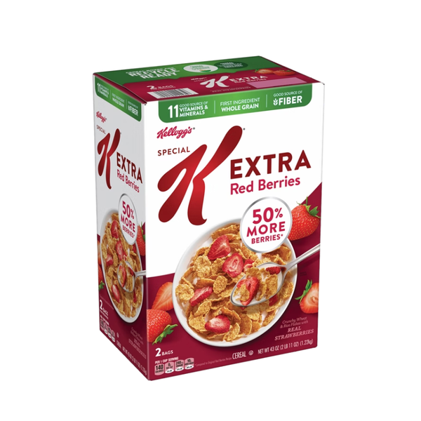 Kellogg's Special K Extra Red Berries, 21.5 oz bag, 2 ct