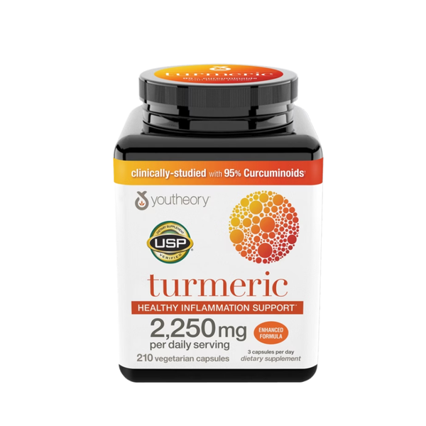 youtheory Turmeric, 2250 mg, 210 ct