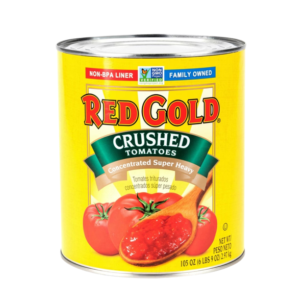 Red Gold Crushed Tomatoes, Concentrated Super Heavy, #10 can, 6 lbs 9 oz