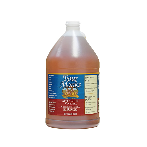 Four Monks Apple Cider Vinegar, 1 Gallon
