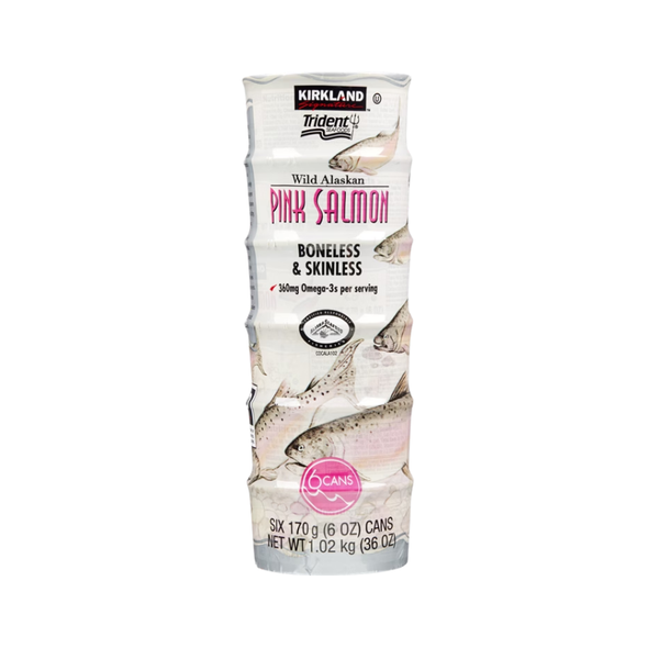 Kirkland Signature Wild Alaskan Pink Salmon, 6 oz, 6 ct