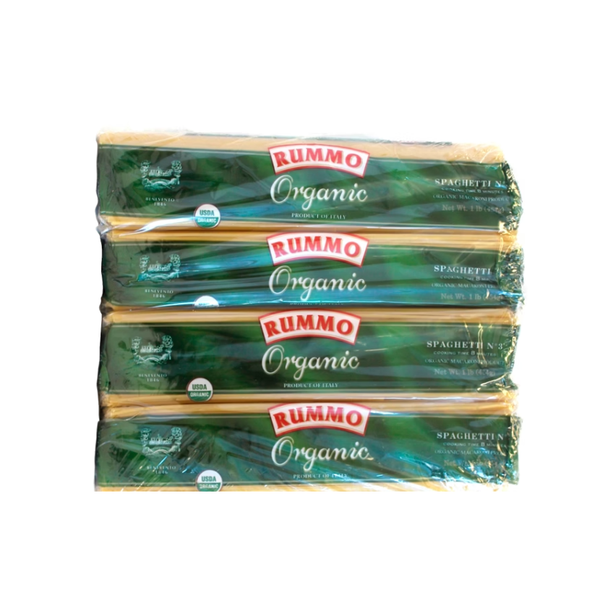 Rummo Organic Spaghetti Nº3 Noodles, 1 lb, 8 ct