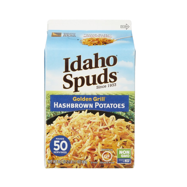 Idaho Spuds Golden Grill Hashbrown Potatoes, 33.1 oz