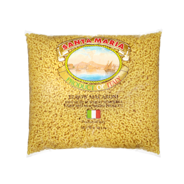 Santa Maria Elbow Macaroni Noodles, 10 lbs