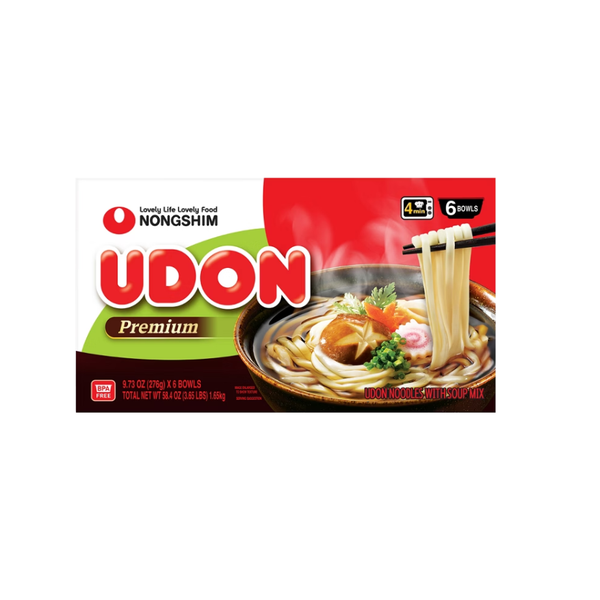 Nongshim Udon Premium Noodle Soup, 9.73 oz, 6 ct
