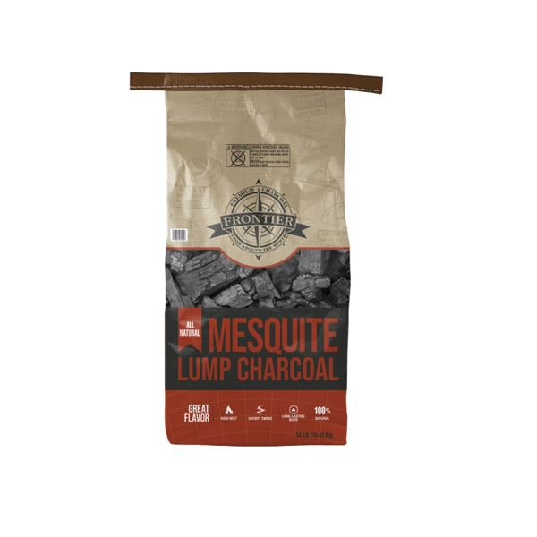 Frontier All-Natural Mesquite Lump Charcoal, 34 lbs