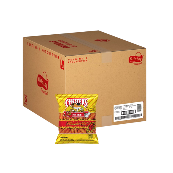 Chester's Fries Chips, Flamin' Hot, 1.75 oz, 64 ct
