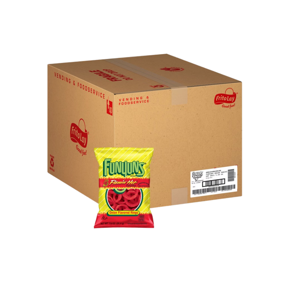 Funyuns Flamin' Hot Onion Flavored Rings, 2 oz, 64 ct
