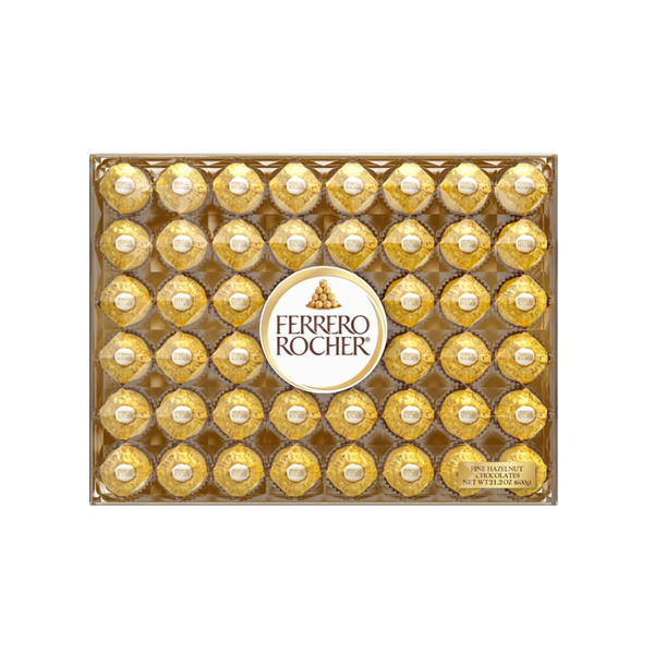 Ferrero Rocher Chocolates, Hazelnut, 48 ct