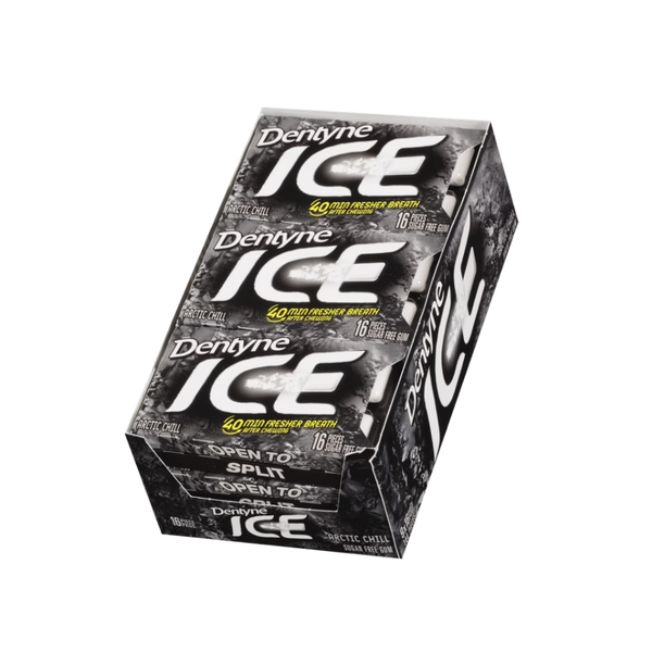Dentyne Ice Sugar Free Gum, Arctic Chill, 16 Pieces, 12 ct