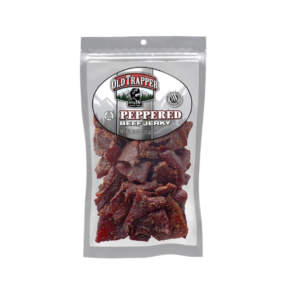 Old Trapper Beef Jerky, Peppered, 10 oz