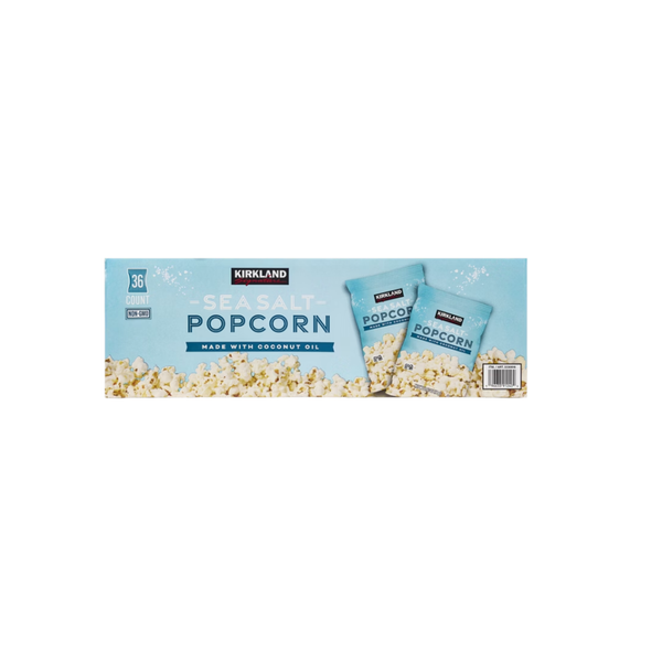 Kirkland Signature Popcorn, Sea Salt, 0.65 oz, 36 ct