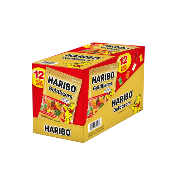Haribo Goldbears Gummi Candy, 5 oz, 12 ct