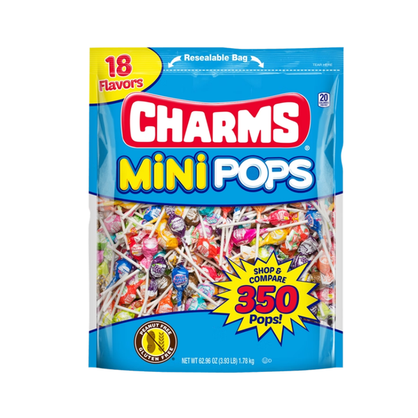 Charms Mini Pops, Assorted Flavors, 350 ct