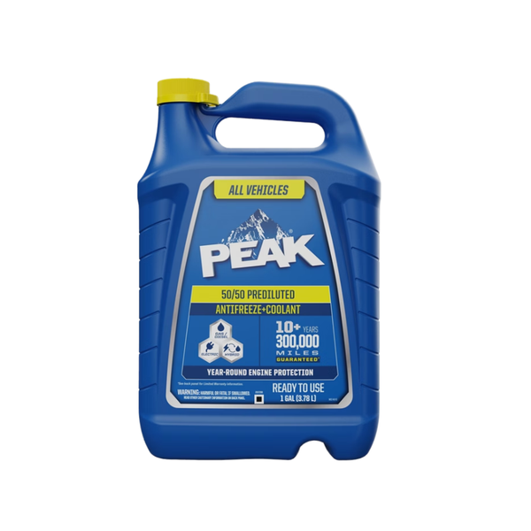 PEAK 50/50 Antifreeze + Coolant, 1 Gallon, 2 ct