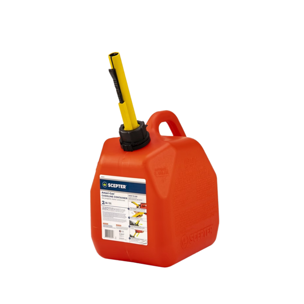 Scepter Ameri-can Gas Can, 2 Gallon, Red, 4 ct