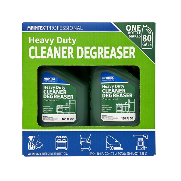 Maintex Professional Cleaner Degreaser, Heavy Duty, Concentrated, 160 fl oz, 2 ct