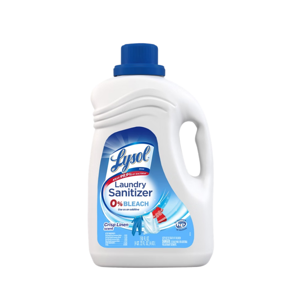 Lysol Liquid Laundry Sanitizer, HE Compatible, Crisp Linen, 150 fl oz