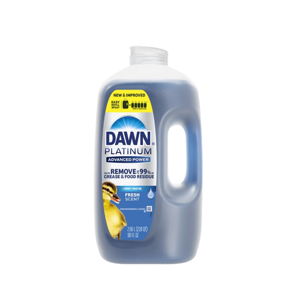 Dawn Platinum Advanced Power Liquid Dish Detergent, Fresh Scent, 90 fl oz