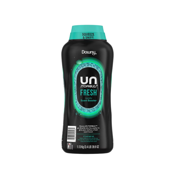 Downy Unstopables In-Wash Scent Booster Beads, HE Compatible, Fresh Scent, 39.9 oz