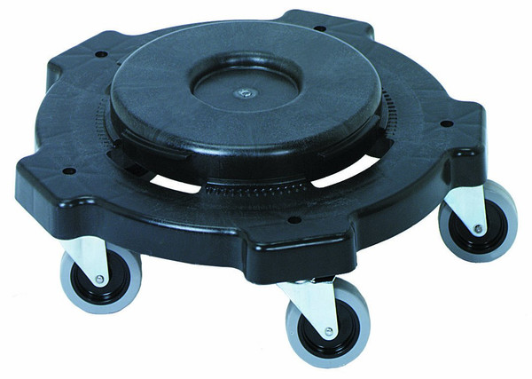 Continental Huskee Trash Can Dolly, Black