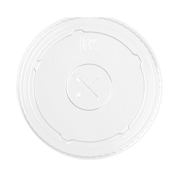 Fabri-Kal PET Plastic X-Slot Cold Cup Lids, 12-24 oz, 1000 ct