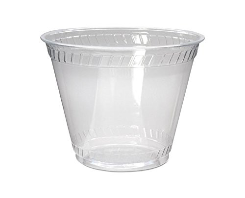 Fabri-Kal Kal-Clear PET Plastic Cold Cups, 9 oz, 500 ct