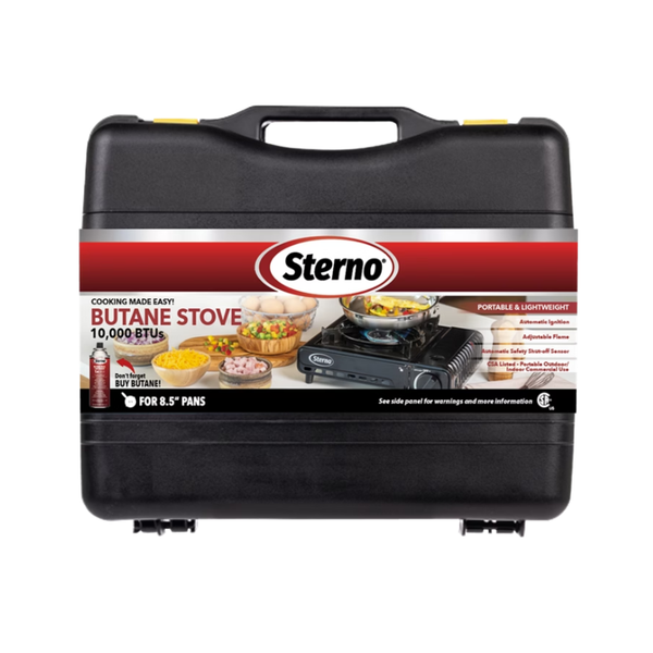 Sterno Butane Stove, 10,000 BTU, Black