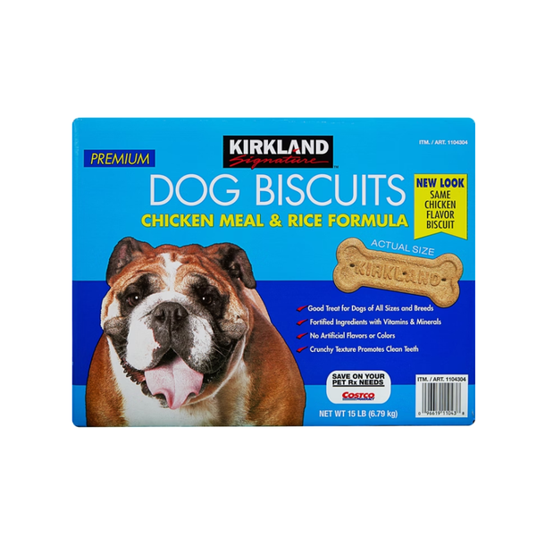Kirkland Signature Premium Dog Biscuits, 15 lbs