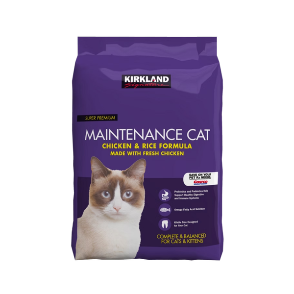Kirkland Signature Cat Food, Chicken and Rice Formula, 25 lbs