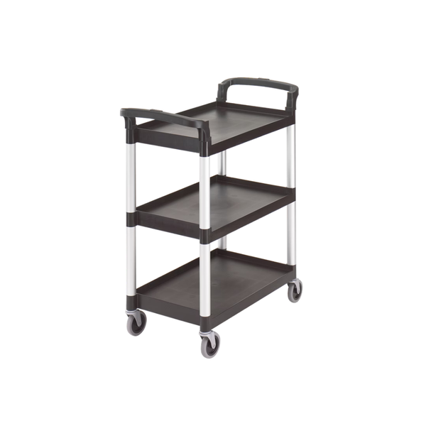 Cambro KD Service and Busing Cart, Black