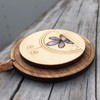 Wooden Abalone SkyDome Pendant