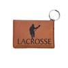 Lacrosse Keychain ID Holder