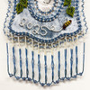 Beaded Sunflower Picture Frame Blue