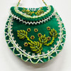 Beaded Coin Purse - Green