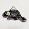 Beaded Beaver Frame - Strawberries