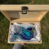 Tuscarora Beaded Bird - Blue Crush with Gift Box Tuscarora Beaded Bird - Blue Crush with Gift Box