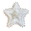 5" Beaded Star Tree Topper - White