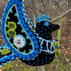 Tuscarora Beaded Bird - Black Velvet