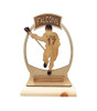 9.5" Personalized Lacrosse Trophy