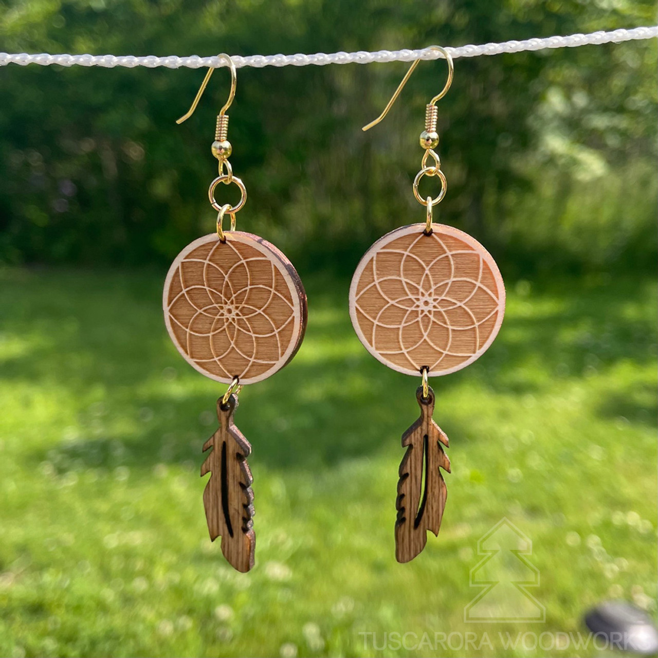 Whimsical Dream Catcher Dangle Earrings – Avyanah