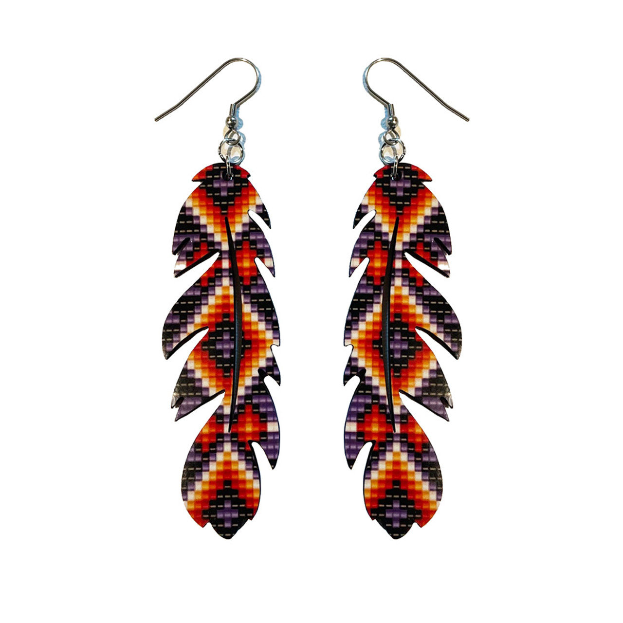 Black Feather Earrings - The Cool Store Gallery