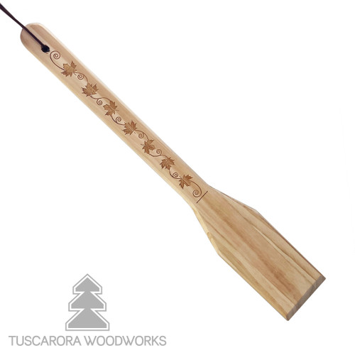 24 Hand-made Wooden Corn Soup Paddle - Strawberry - Tuscarora