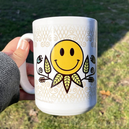 15 oz. Don't Worry Be Happy Mug